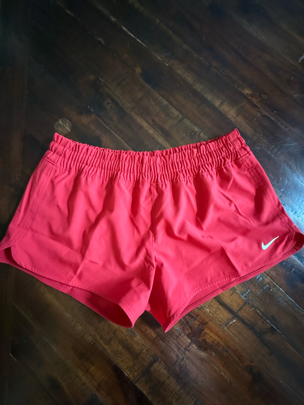 Nike Dri-FIT Running Shorts Women’s Small Red NWOT Zip Pocket